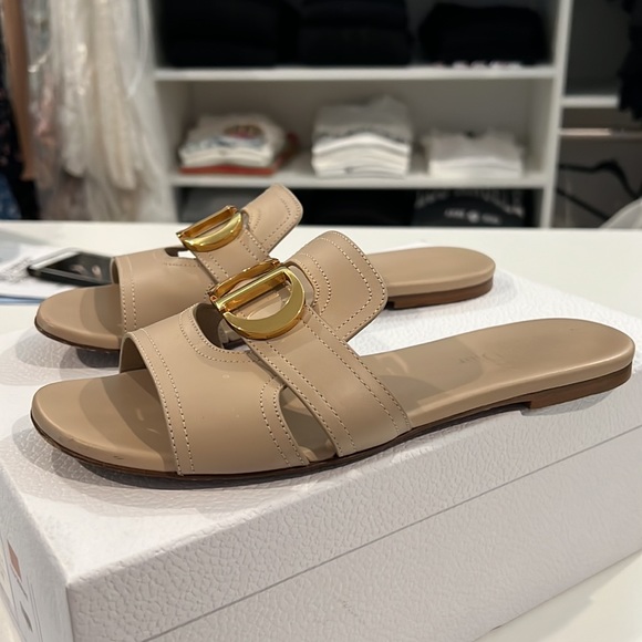 DIOR 30 MONTAIGNE SLIDE Nude Calfskin - Picture 6 of 8